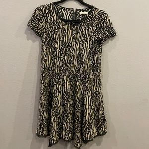 Urban outfitters silence + noise black/tan dress S
